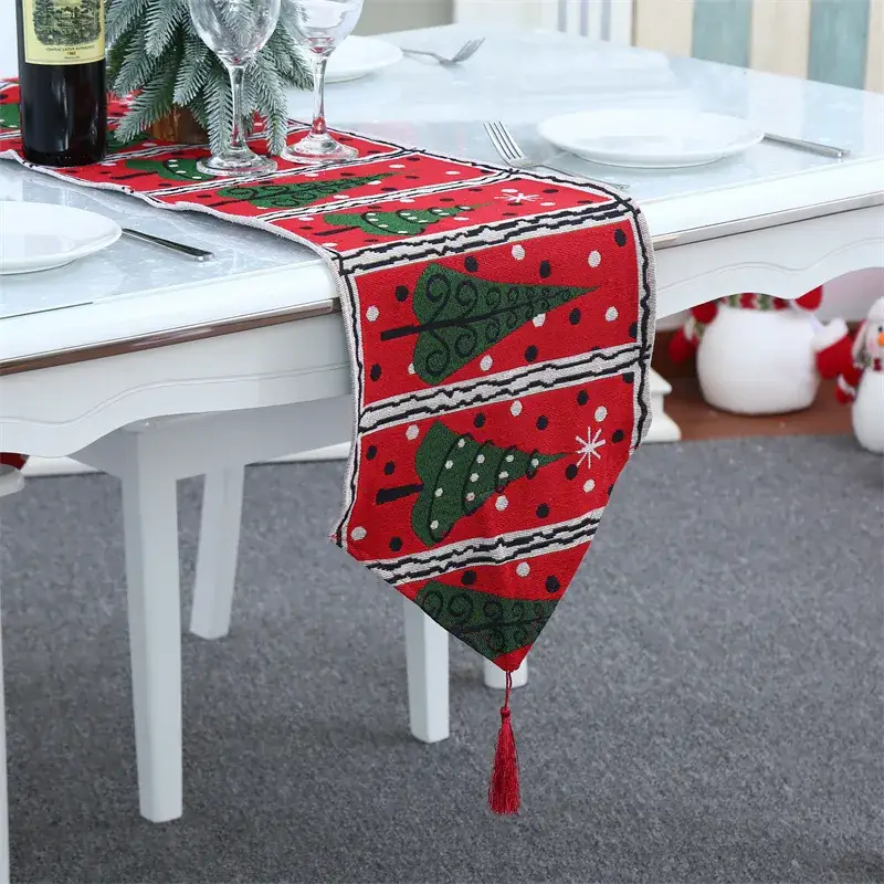 Christmas Table Runner Cloth Decor Set of 5 - Image 3