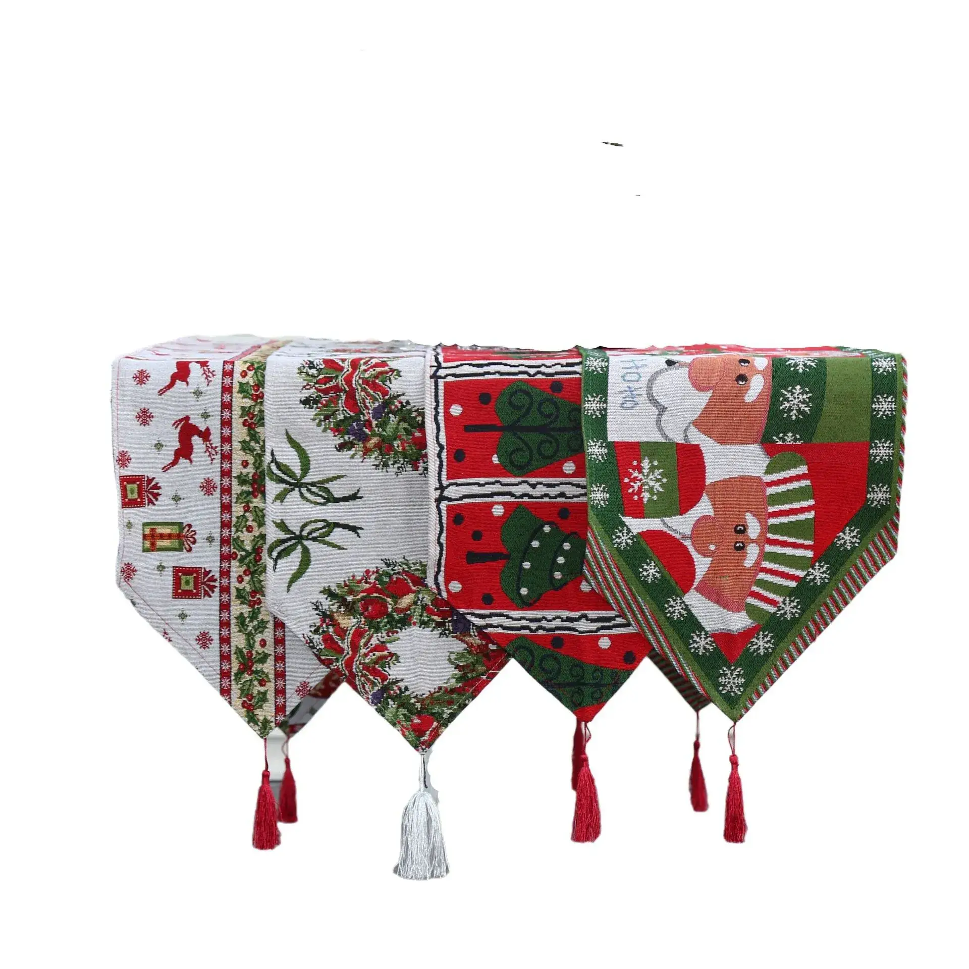 Christmas Table Runner Cloth Decor Set of 5 - Image 6