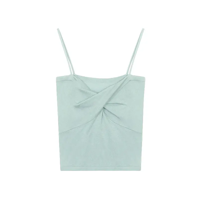 Light Blue V-Neck Slimming Shirt for Women - Image 6
