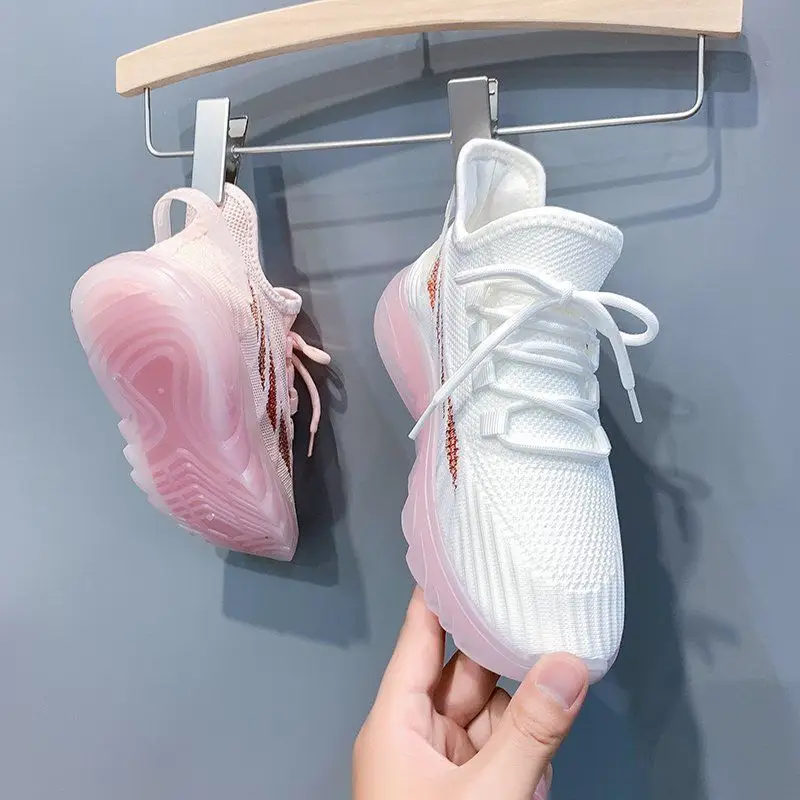 Jelly Sole Women's Shoes 2026 New Model Casual Shoes for Women Korean Fashion Running Trendy Shoes Breathable Knit Sports Shoes for Women - Image 12