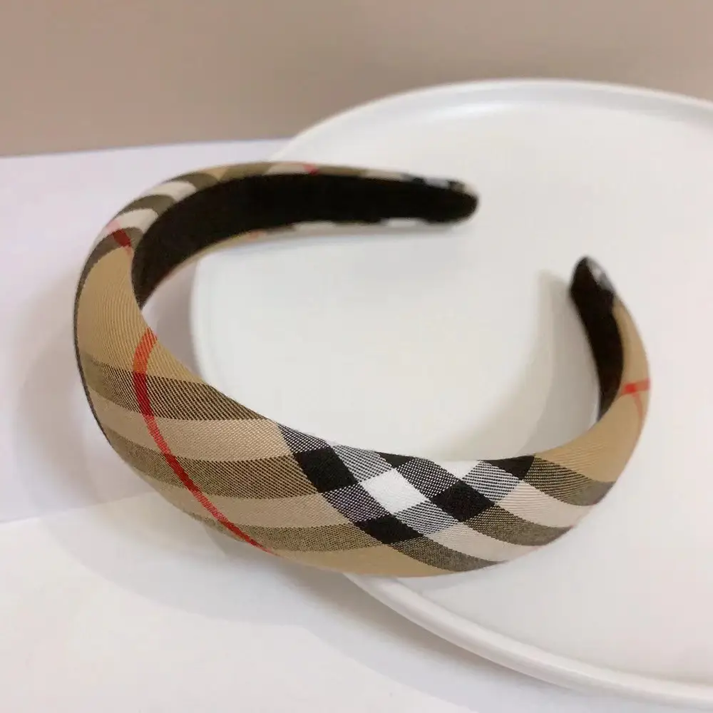 2026 New Year's Headband for Women Plaid Wide Bristle — feature 18