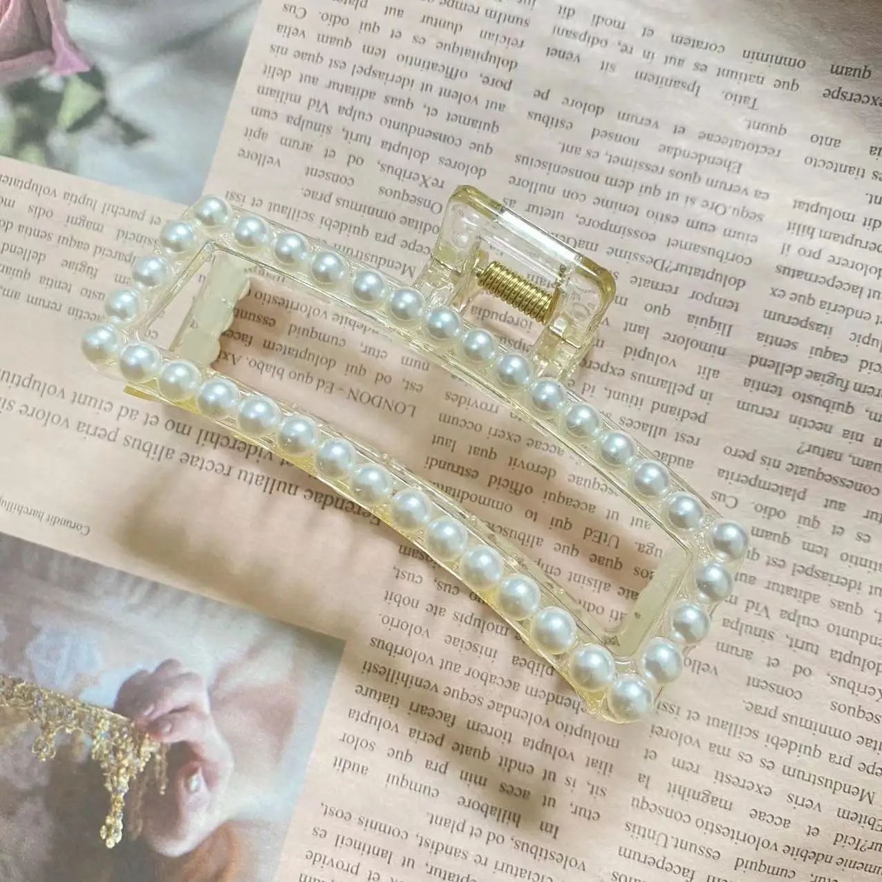 Korean Style Pearl Hairpin for Women