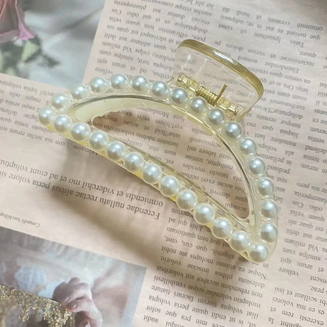 Korean Style Pearl Hairpin for Women