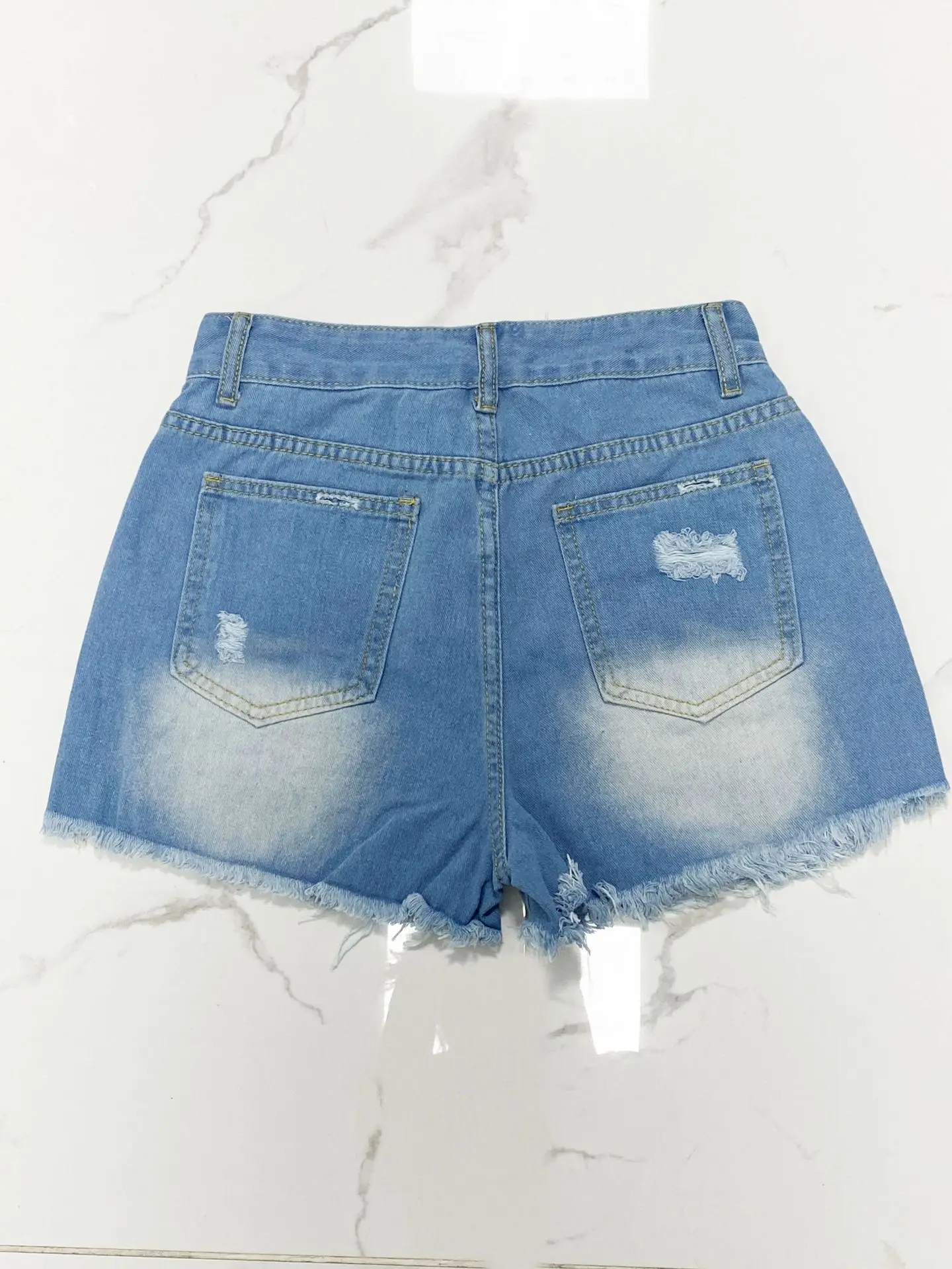 High-Waisted Ripped Denim Shorts for Women 2025 — feature 7