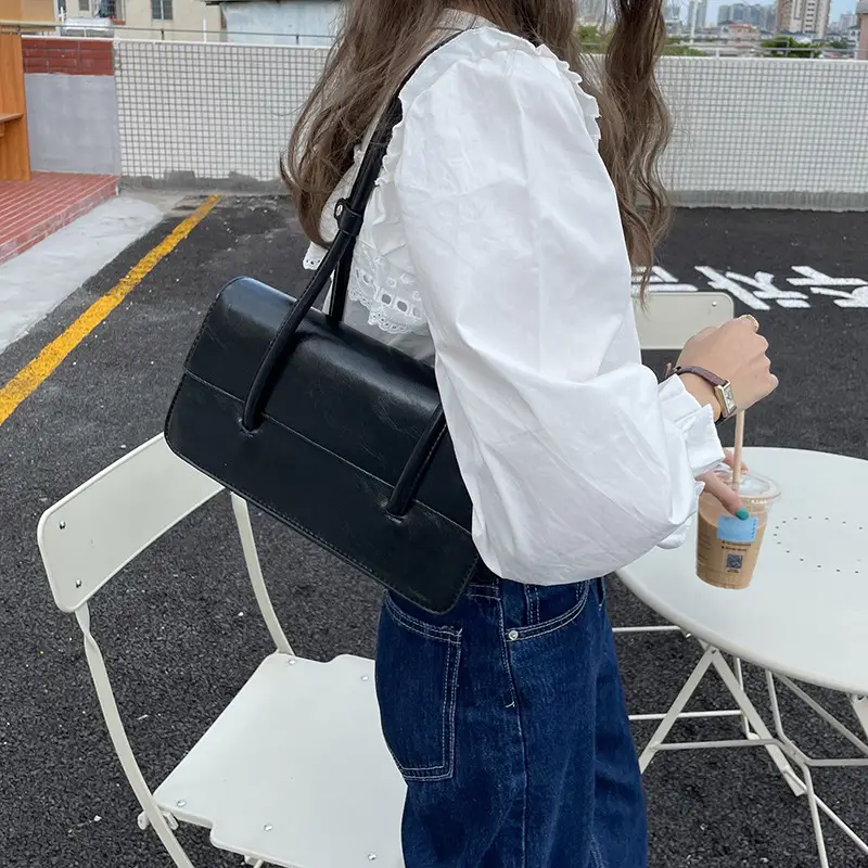 Blue Korean Style Shoulder Bag for Women - Image 7