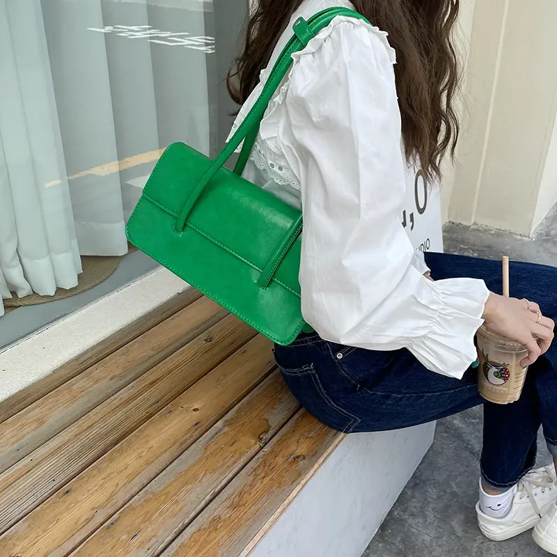 Blue Korean Style Shoulder Bag for Women - Image 8