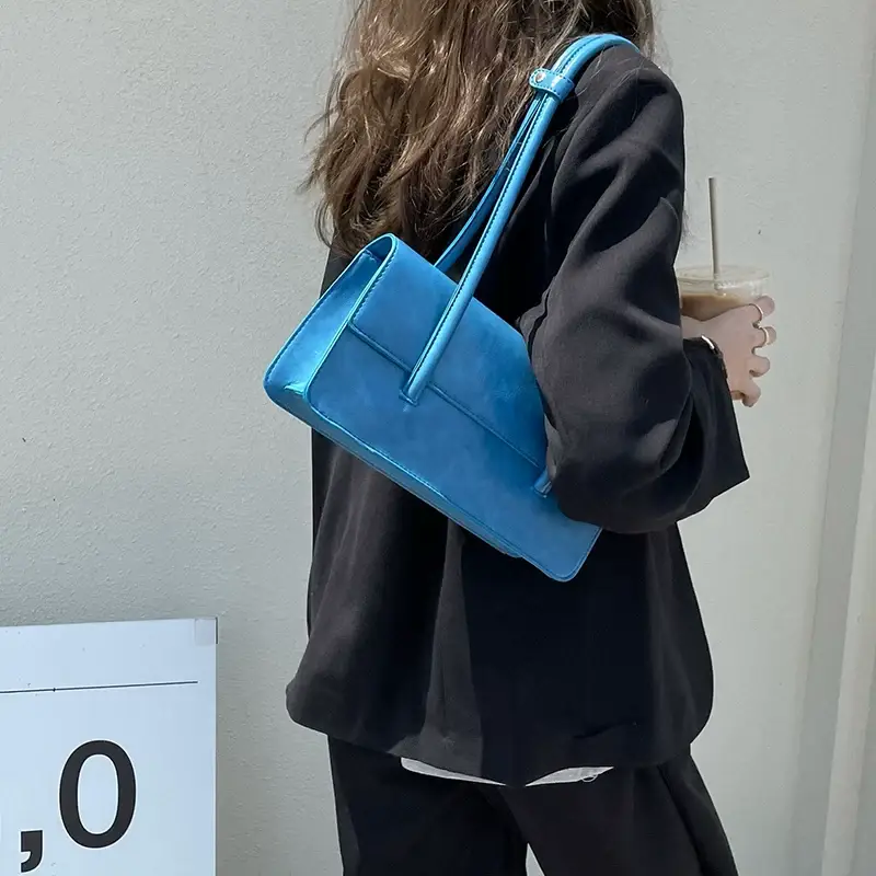 Blue Korean Style Shoulder Bag for Women — feature 17