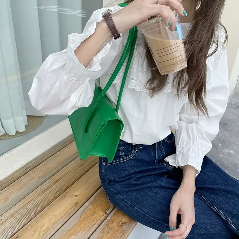 Blue Korean Style Shoulder Bag for Women — feature 7