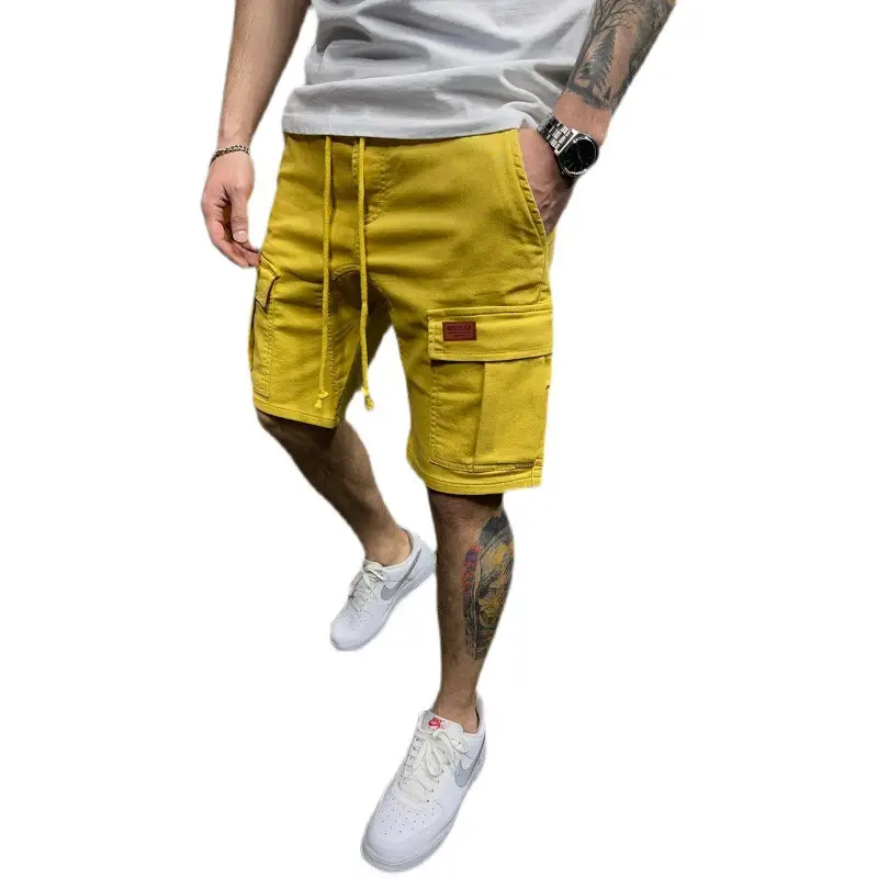 Men Grey Cargo Shorts Large 2024 - Image 10