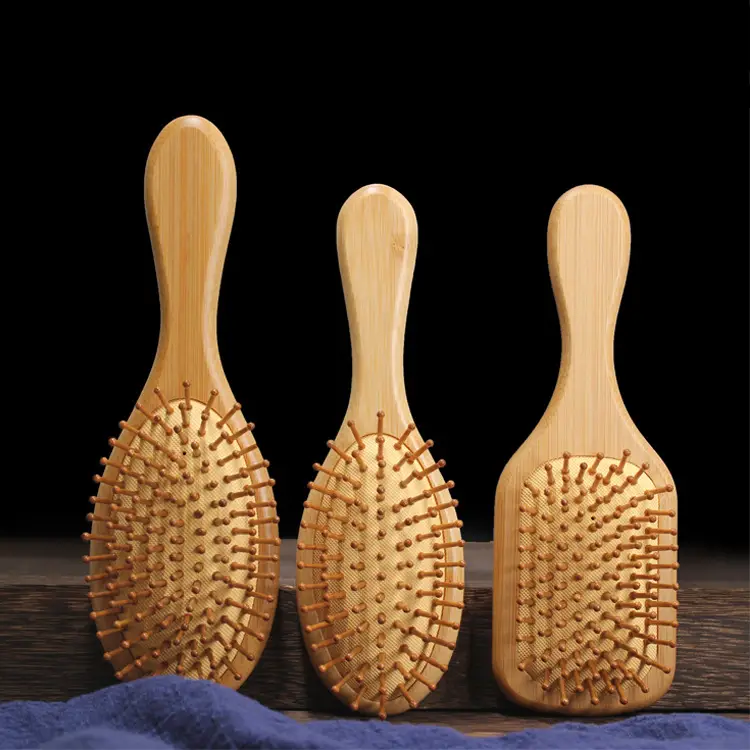 Bamboo Hair Brush 20.1cm 78g - Image 5