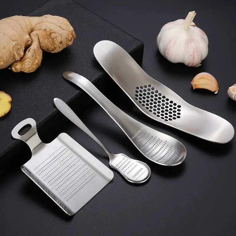 Stainless Steel Ginger Press 73g Kitchen Garlic Grinder - Image 10