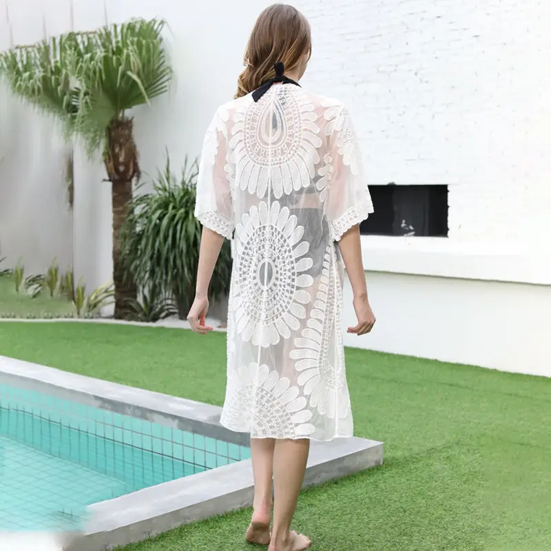 Women Sun Protection V-Neck Chiffon Cardigan Set - Image 5