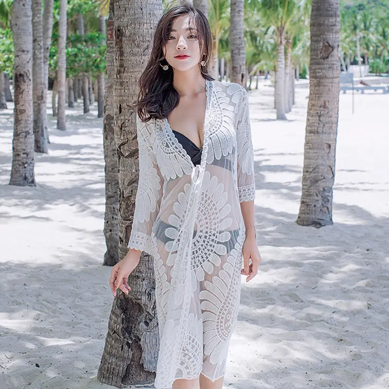 Women Sun Protection V-Neck Chiffon Cardigan Set - Image 6