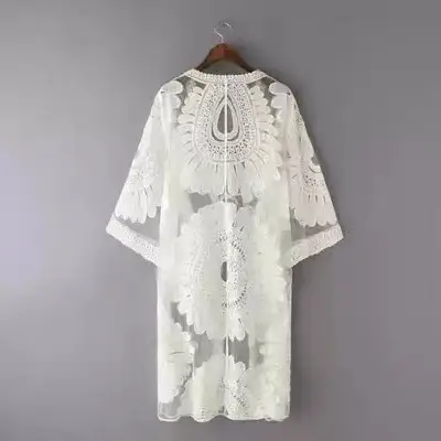 Women Sun Protection V-Neck Chiffon Cardigan Set - Image 2