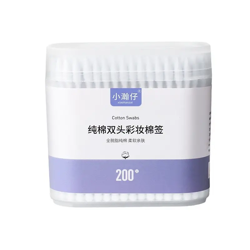 White Small Hanzi Cotton Swabs 200x Double Head - Image 8