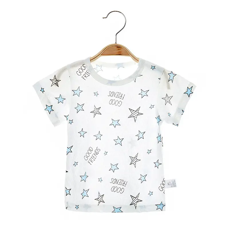 Baby Pure Cotton Short Sleeve T-Shirt White - Image 11