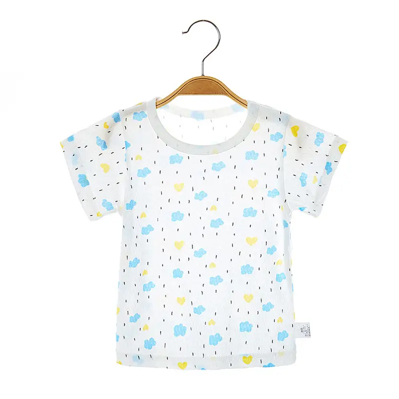 Baby Pure Cotton Short Sleeve T-Shirt White