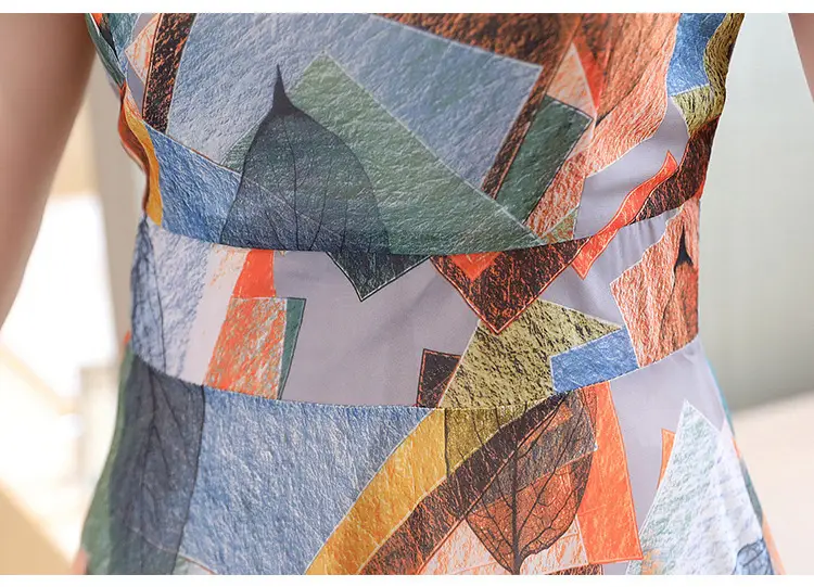 Women's Printed Irregular Flowy Dress Summer 2021 — feature 19