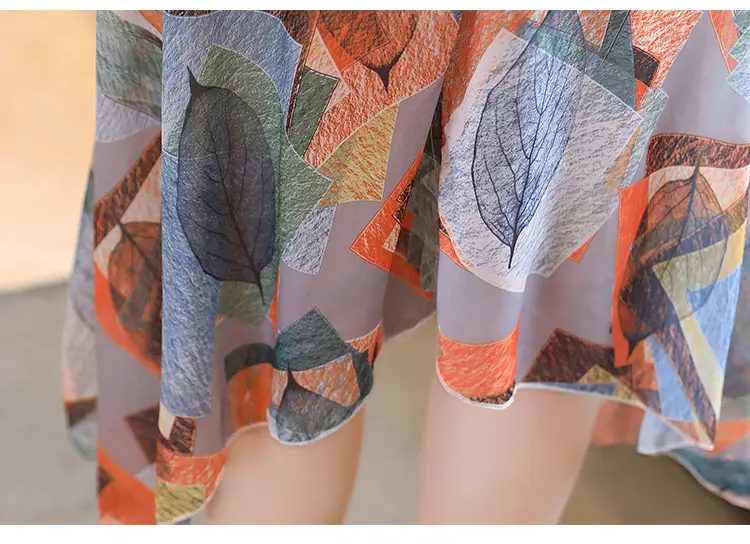 Women's Printed Irregular Flowy Dress Summer 2021 — feature 21