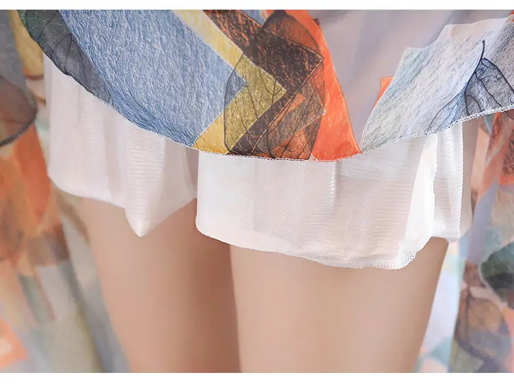 Women's Printed Irregular Flowy Dress Summer 2021 — feature 22