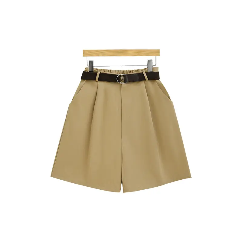 Plus Size Women's 5-Qarter Pants Loose Shorts High Waist