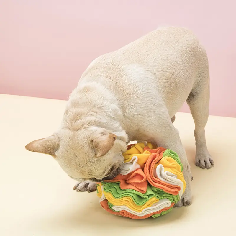 Source factory new pet sniffing pad upgraded dog sniffing ball pet foldable toy snack ball