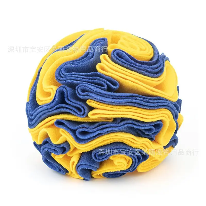 Source factory new pet sniffing pad upgraded dog sniffing ball pet foldable toy snack ball