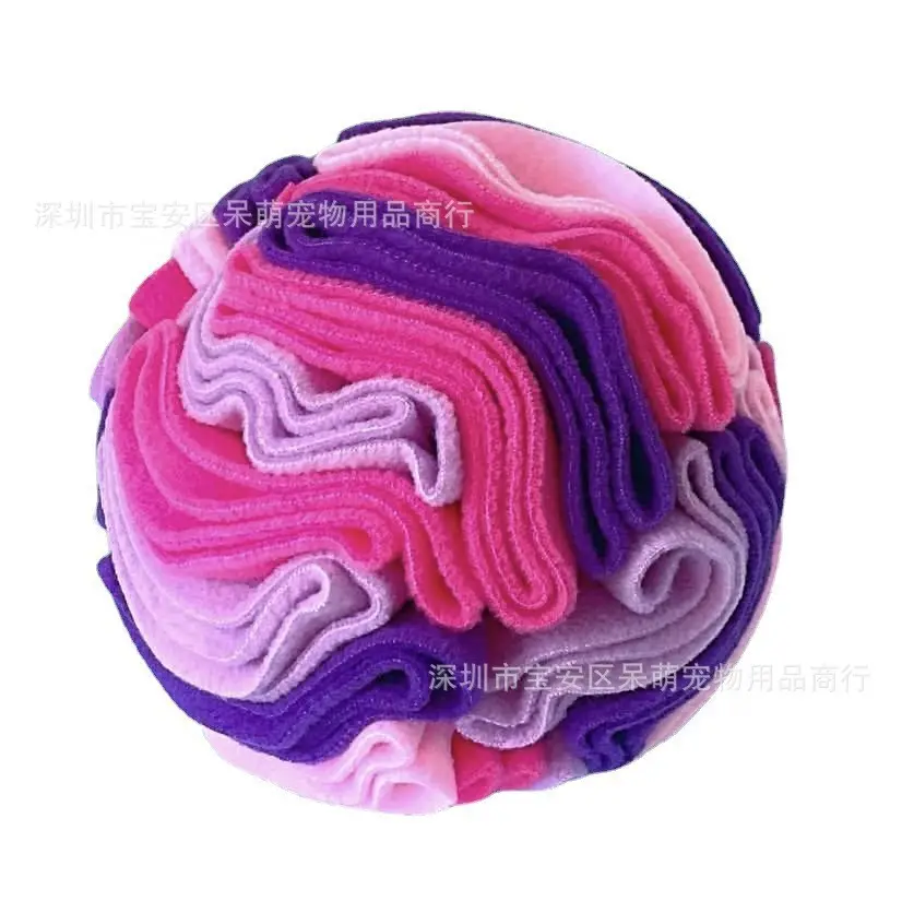 Source factory new pet sniffing pad upgraded dog sniffing ball pet foldable toy snack ball