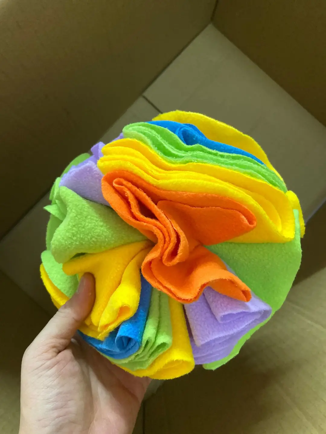 Source factory new pet sniffing pad upgraded dog sniffing ball pet foldable toy snack ball