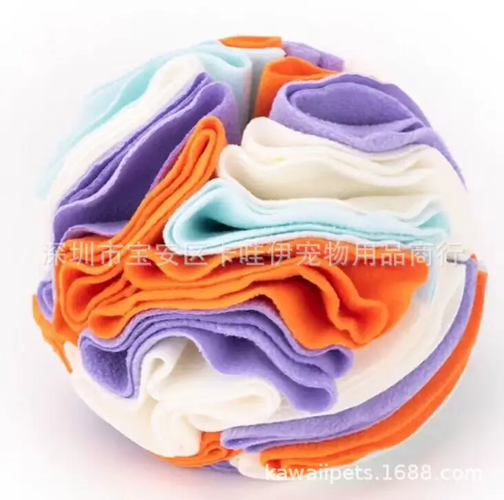 Source factory new pet sniffing pad upgraded dog sniffing ball pet foldable toy snack ball