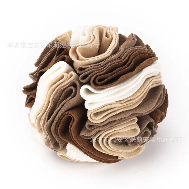 Source factory new pet sniffing pad upgraded dog sniffing ball pet foldable toy snack ball