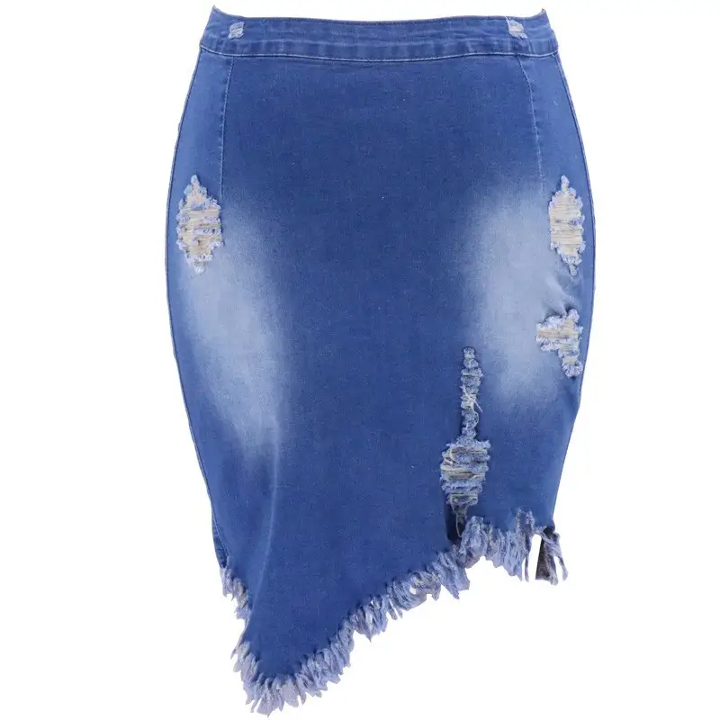 Women Mid-Length Skirt 2022 Summer White Black Tassel - Image 9