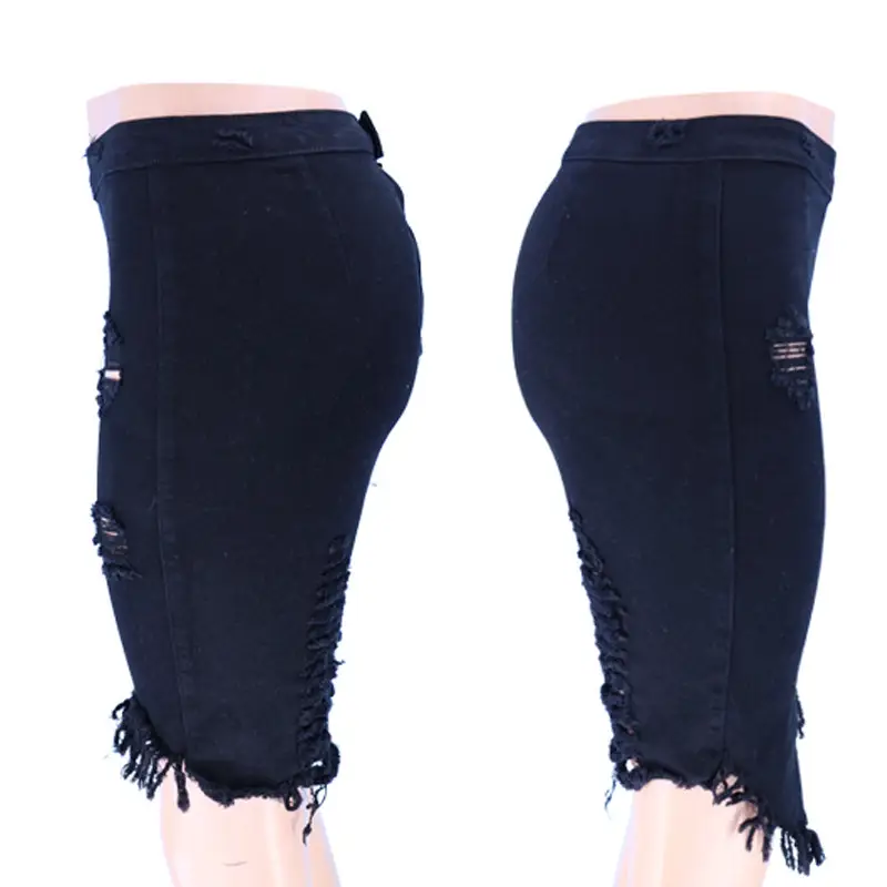 Women Mid-Length Skirt 2022 Summer White Black Tassel — feature 13