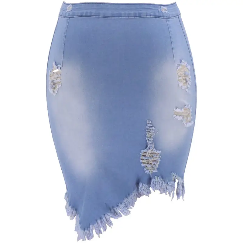 Women Mid-Length Skirt 2022 Summer White Black Tassel — feature 15