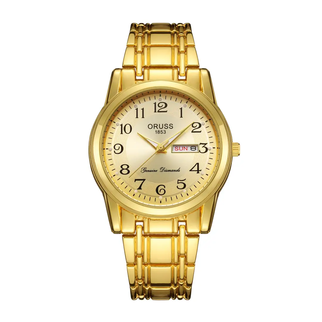 Luminous Couple Waterproof Quartz Watch Automatic Movement Luminous Waterproof Calendar Mechanical Watch Men's Large Digital Old Man Watch
