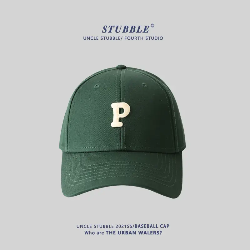 Green Letter Embroidered Women's Cap - Image 9