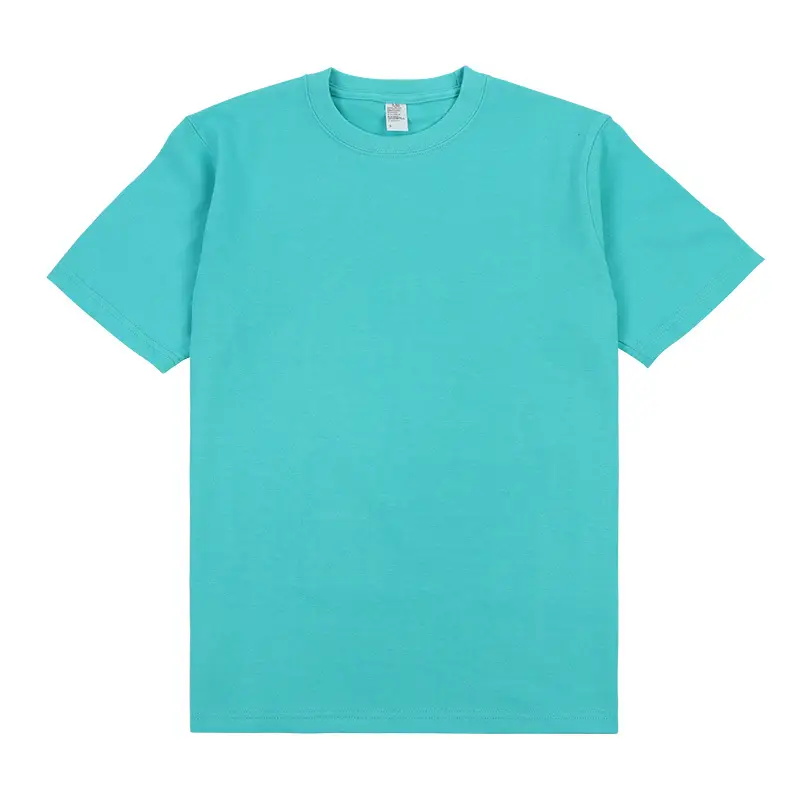 Morandi Heavy Combed Cotton Crewneck T-Shirt Grey Blue