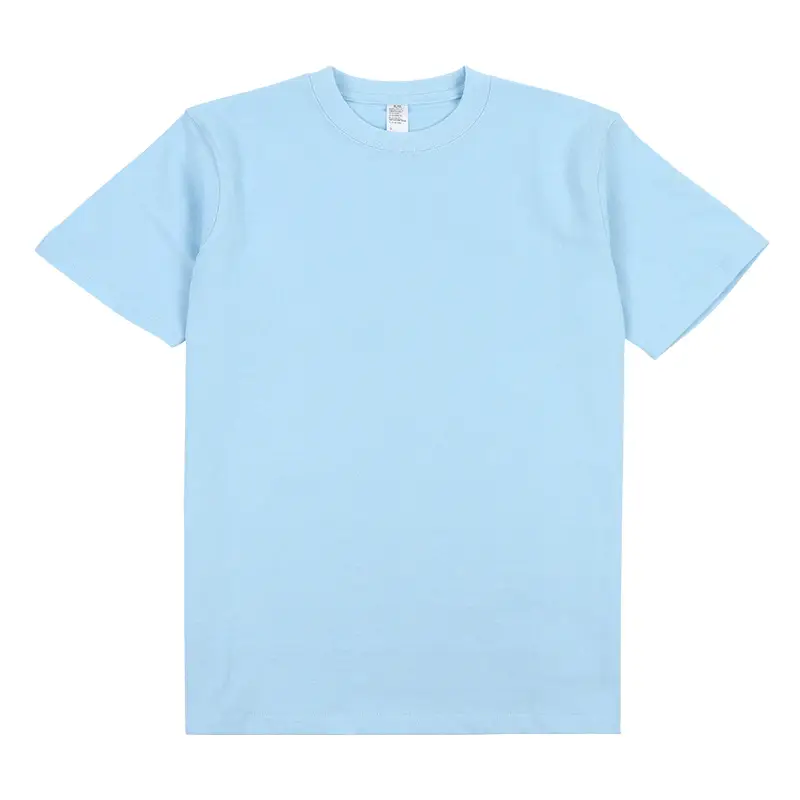 Morandi Heavy Combed Cotton Crewneck T-Shirt Grey Blue