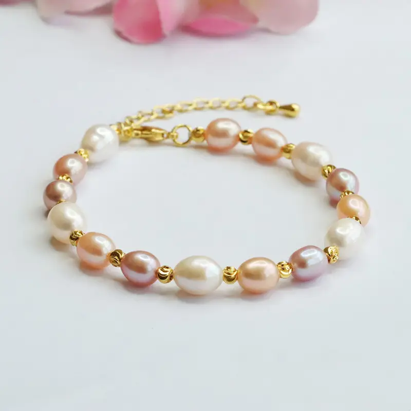 Guan Yu Natural Pearl Bracelet Multi-Pearl Jewelry — feature 10