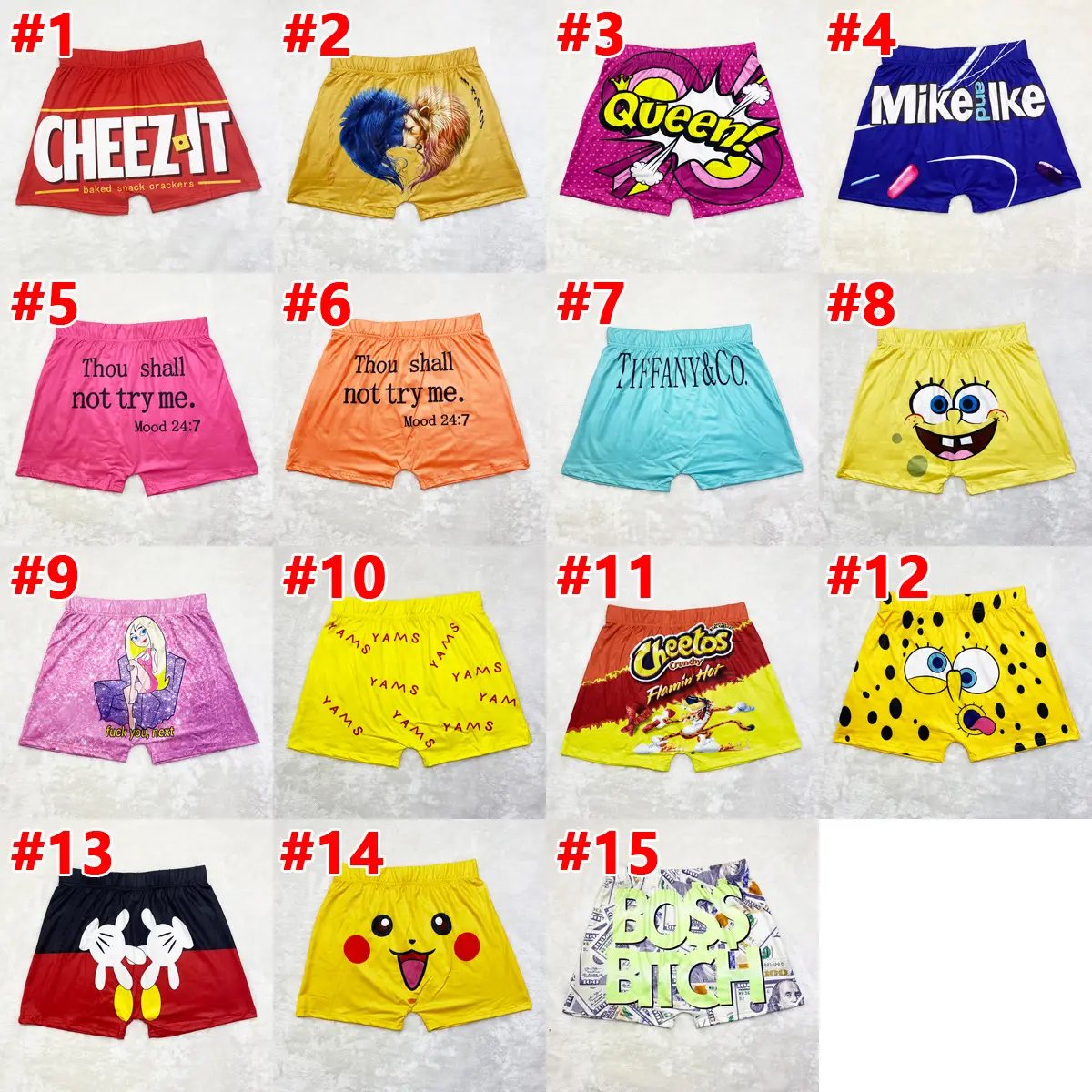 Sexy Printed Tight Shorts for Women Hot Colors - Image 17