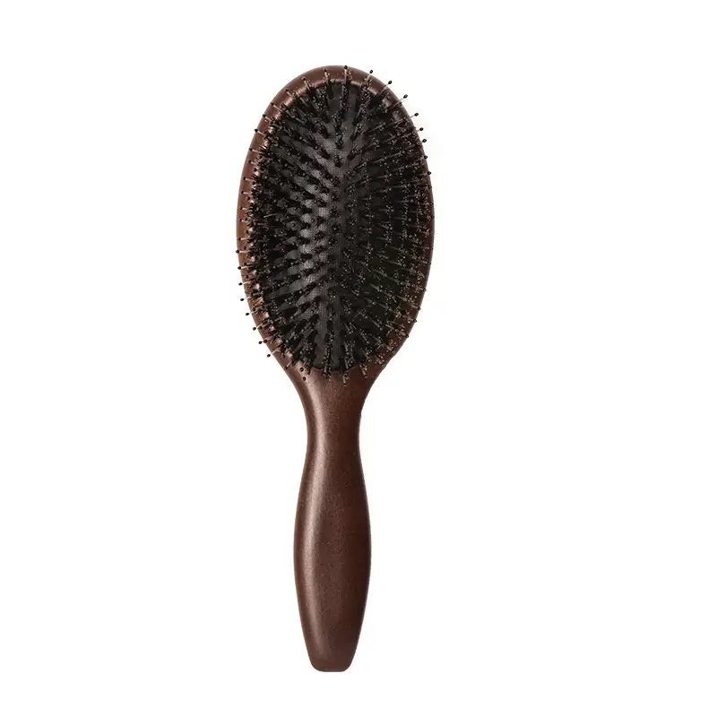 Wooden Hair Brush for Men with Massage Head - Image 2