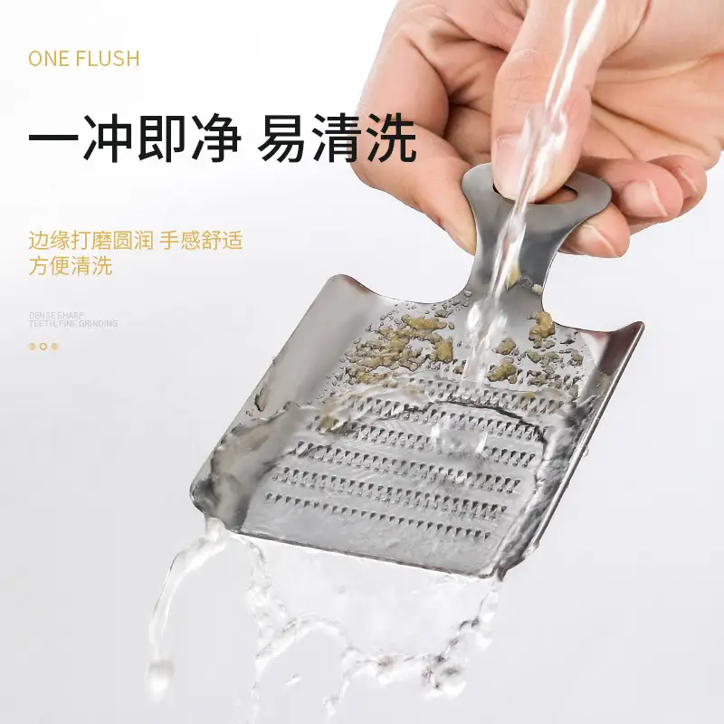 Stainless Steel Manual Ginger Grinder Spoon Type Kitchen Tool - Image 8