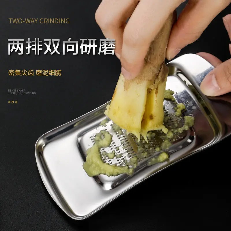 Stainless Steel Manual Ginger Grinder Spoon Type Kitchen Tool - Image 9