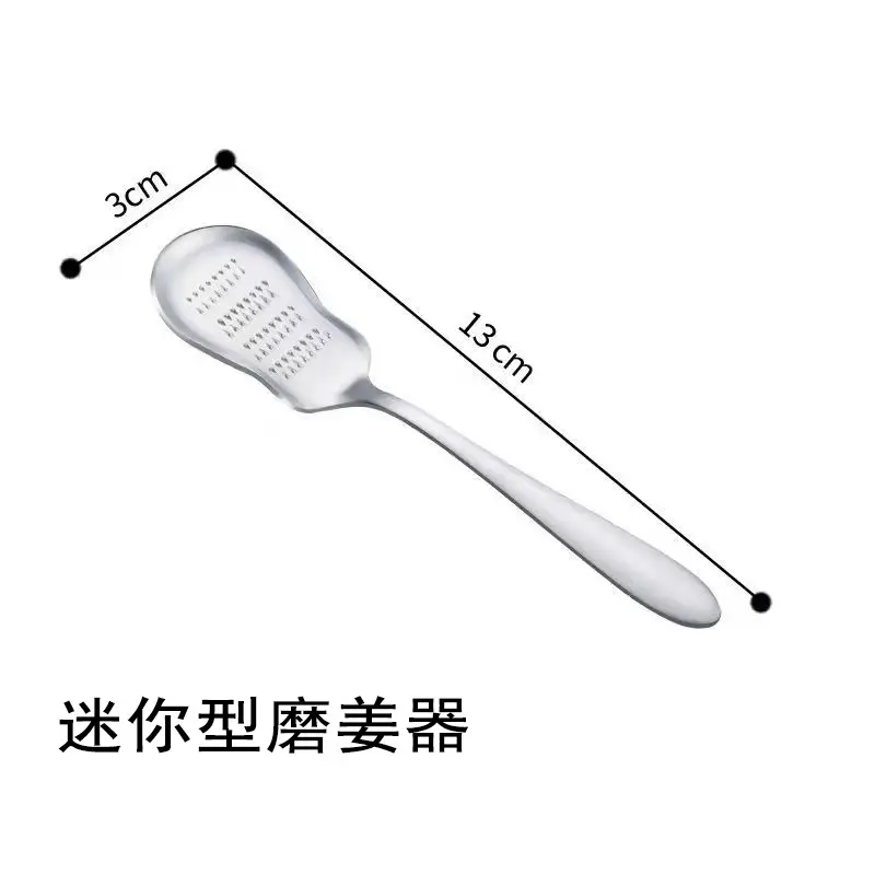 Stainless Steel Manual Ginger Grinder Spoon Type Kitchen Tool - Image 5