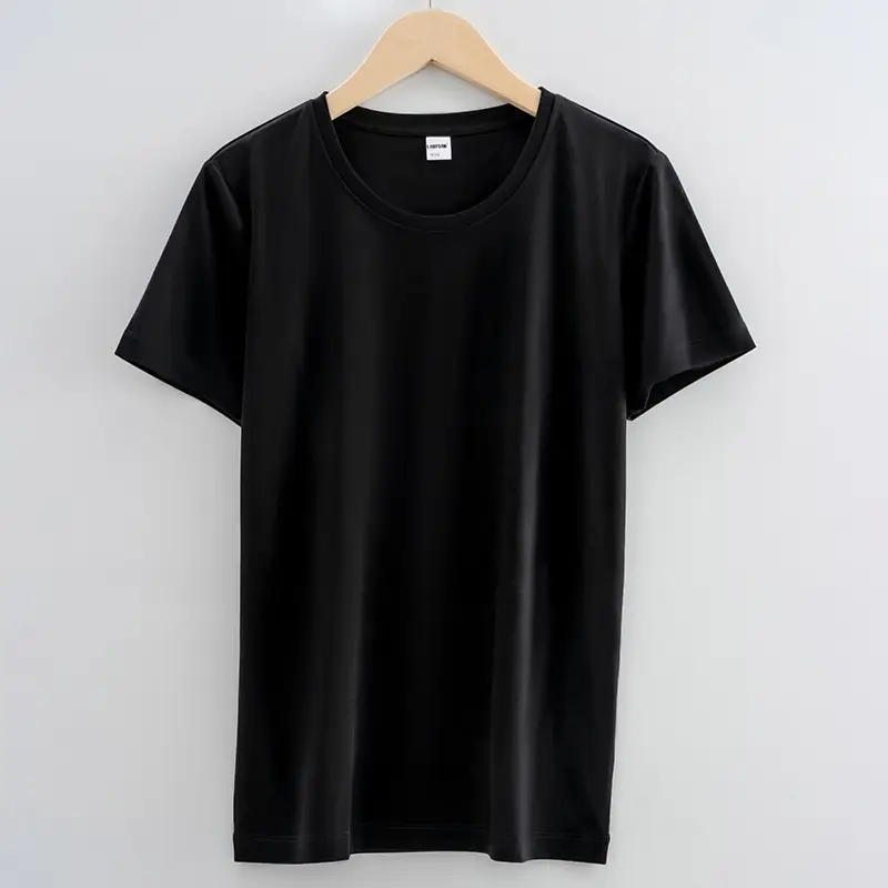Women V-Neck Mercerized Cotton T-Shirt Light Green 80oz