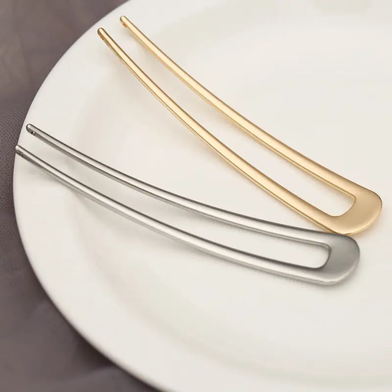 South Korea Simple Metal Hairpin Ball Head Disc - Image 7