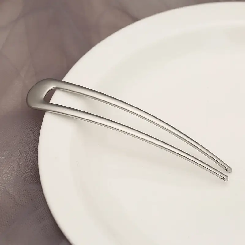 South Korea Simple Metal Hairpin Ball Head Disc - Image 2