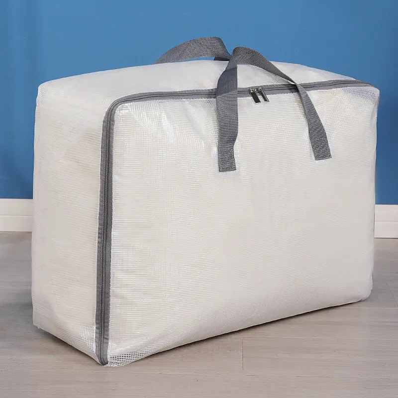 Dark Gray-transparent hand quilt bag