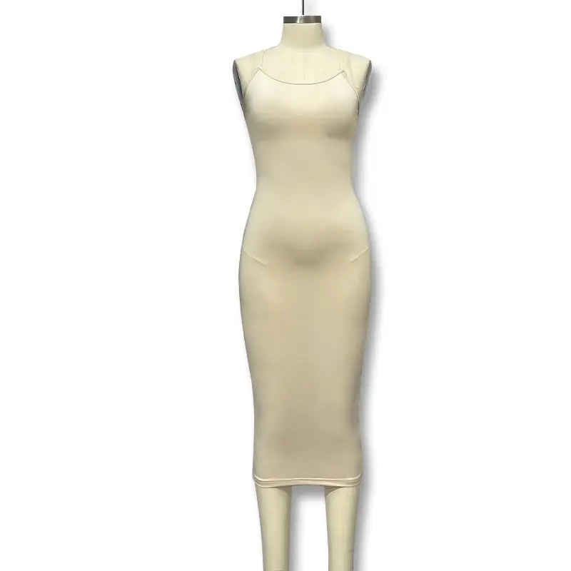 Women's Slim Fit Sling Dress Summer 2021 - Image 6