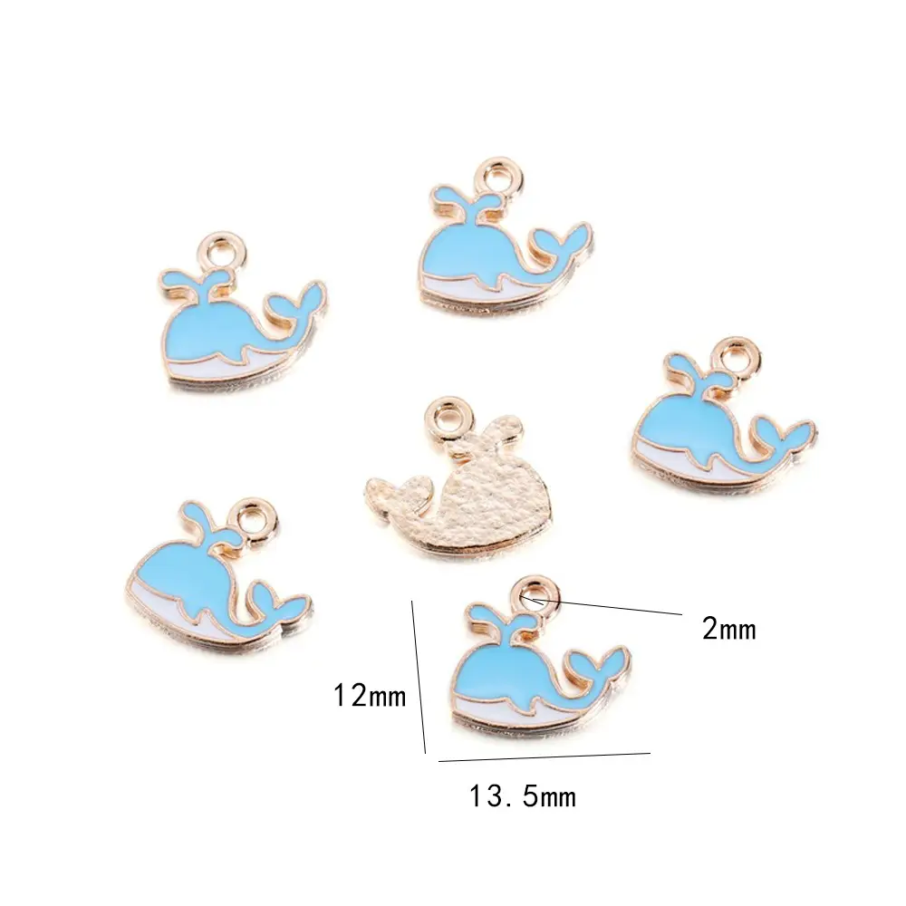 DIY Blue Spiral Oil Pendant Jewelry Set - Image 14
